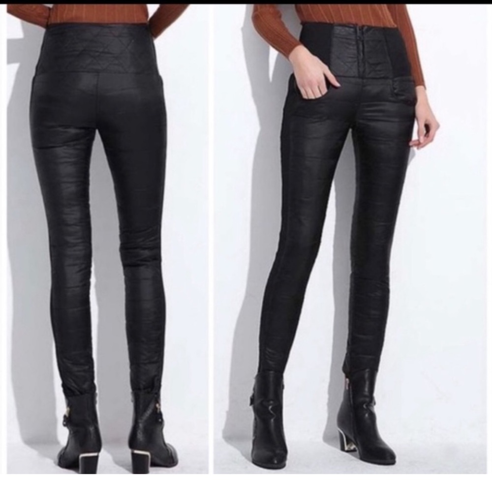 DOLY JOYNIC High Waist Down Puffer winter pants size M
